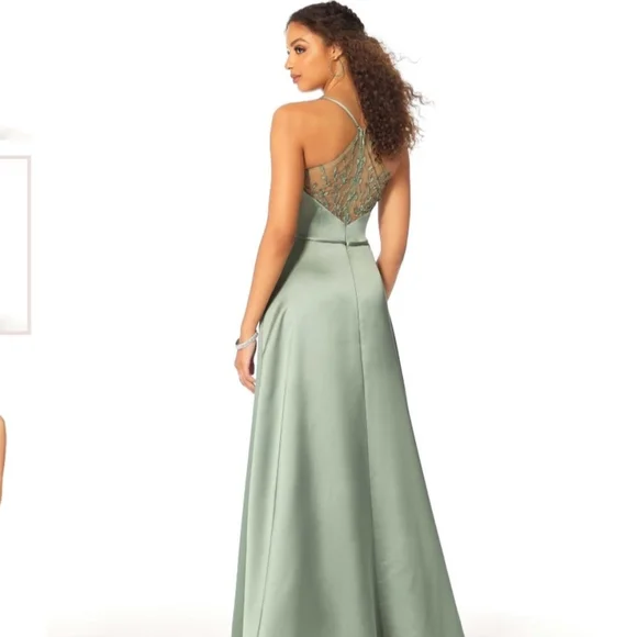bridesmaid dresses champagne Jenny Yoo Bridesmaid Dress Addison Wild Rose